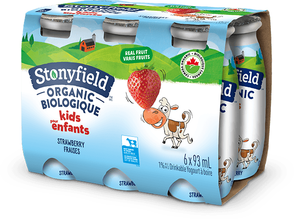 Stonyfield Organic Kids Drinkable Yogourt Strawberry